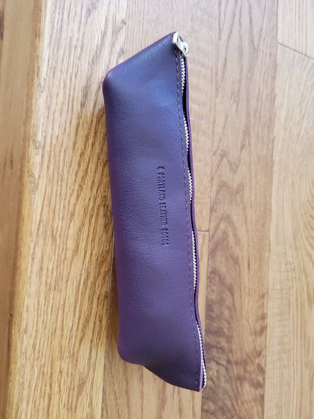 Portland Leather PURPLE family OG Canoe Pouch/ Pencil Case